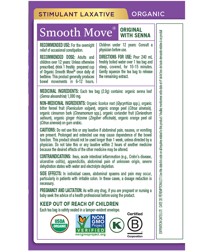 traditional medicinals organic smooth move tea reviews