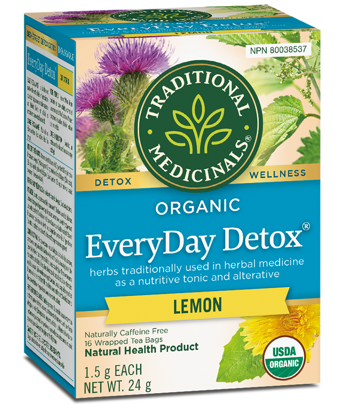 Organic EveryDay Detox® Lemon Tea - Traditional Medicinals