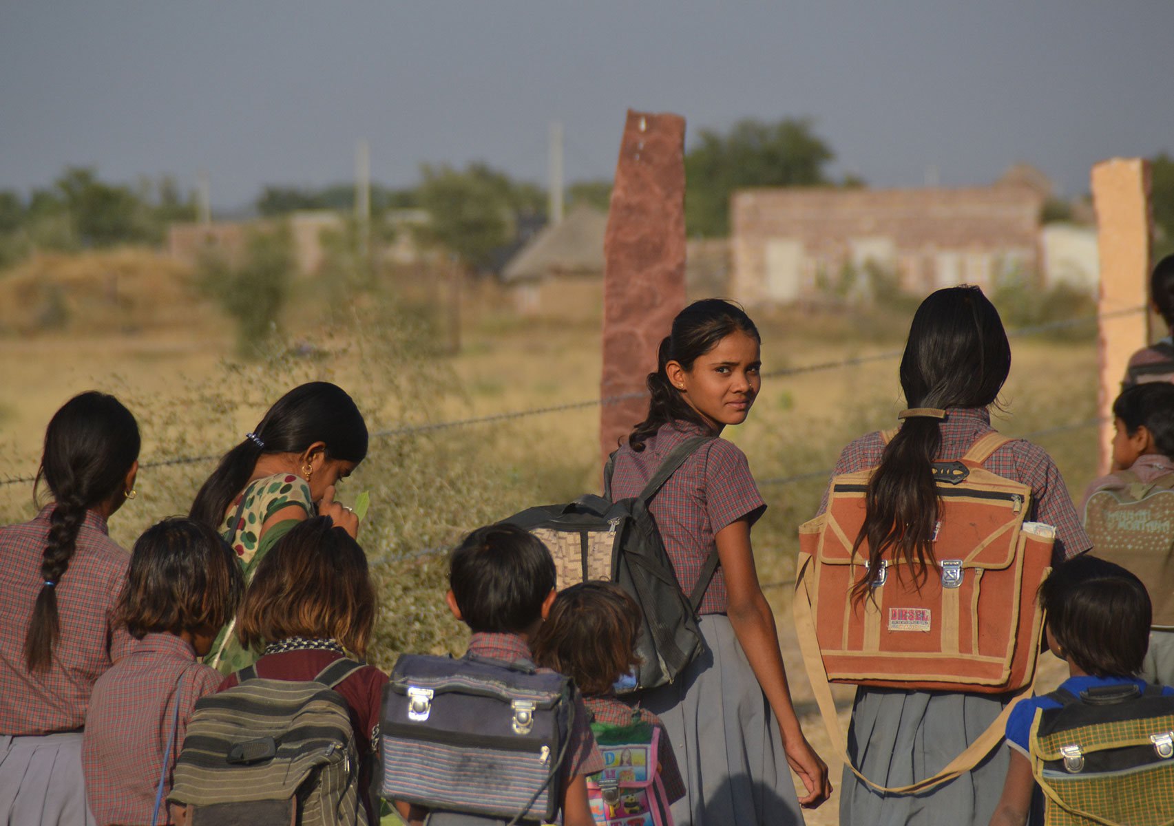WomenServe - Children Walking to School