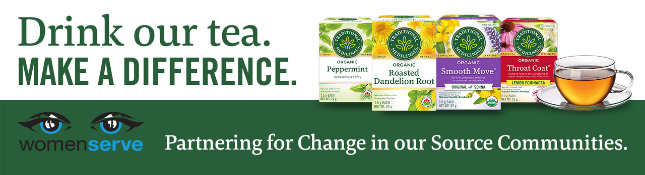 Drink our tea. MAKE A DIFFERENCE.
